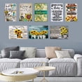 thumbnail image 5 of Today is A Good Day Vintage Metal Tin Sign Sunflower Decor Farmhouse Rustic Bathroom Sign for Living Room Bedroom 8X12Inch, 5 of 7