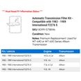 thumbnail image 2 of Automatic Transmission Filter Kit - Compatible with 1983 - 1989 International F2276 S 1984 1985 1986 1987 1988, 2 of 2