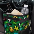 thumbnail image 6 of Football Foldable Car Trash Can with Lid, Leak-Proof Mini Trash Can, Car Trash Bin, Trash Can for Car with Hanging Storage Bag, 6 of 6