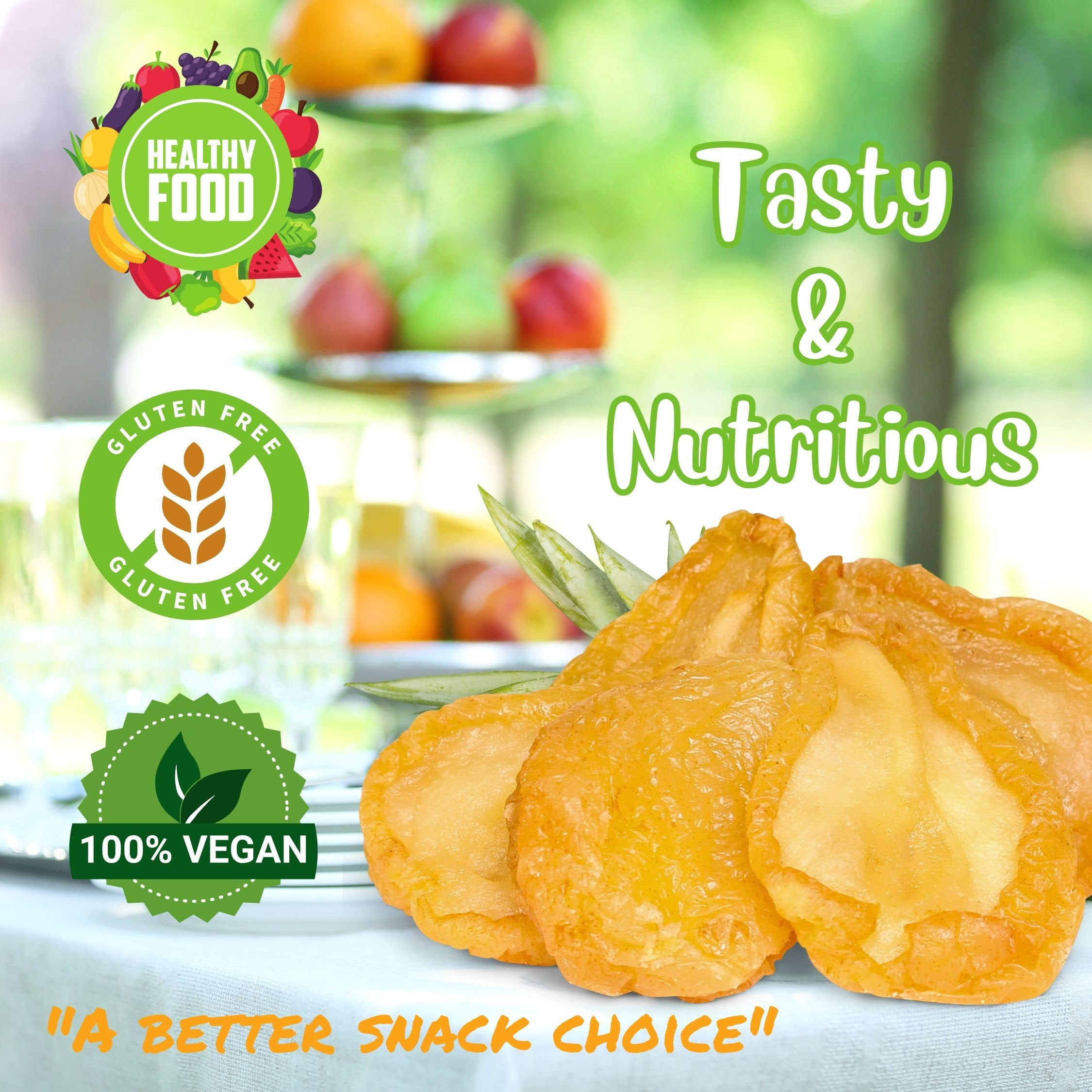 Dried Pears by It's Delish, 2 Lbs Bulk Bag