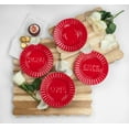 thumbnail image 2 of Way to Celebrate 4pk Red Ceramic Appetizer Plates, 2 of 13