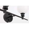 thumbnail image 3 of Aplique de Pared Collier de 2 Luces Negro Esmerilado, 3 of 5