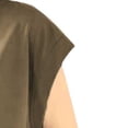 thumbnail image 4 of T-Shirt for Women Crewneck Cap Sleeve Casual Loose Fit Solid Color Basic Minimalist Soft Lightweight Stretchy Daily Wear Athleisure Summer Tee Tops, 4 of 5