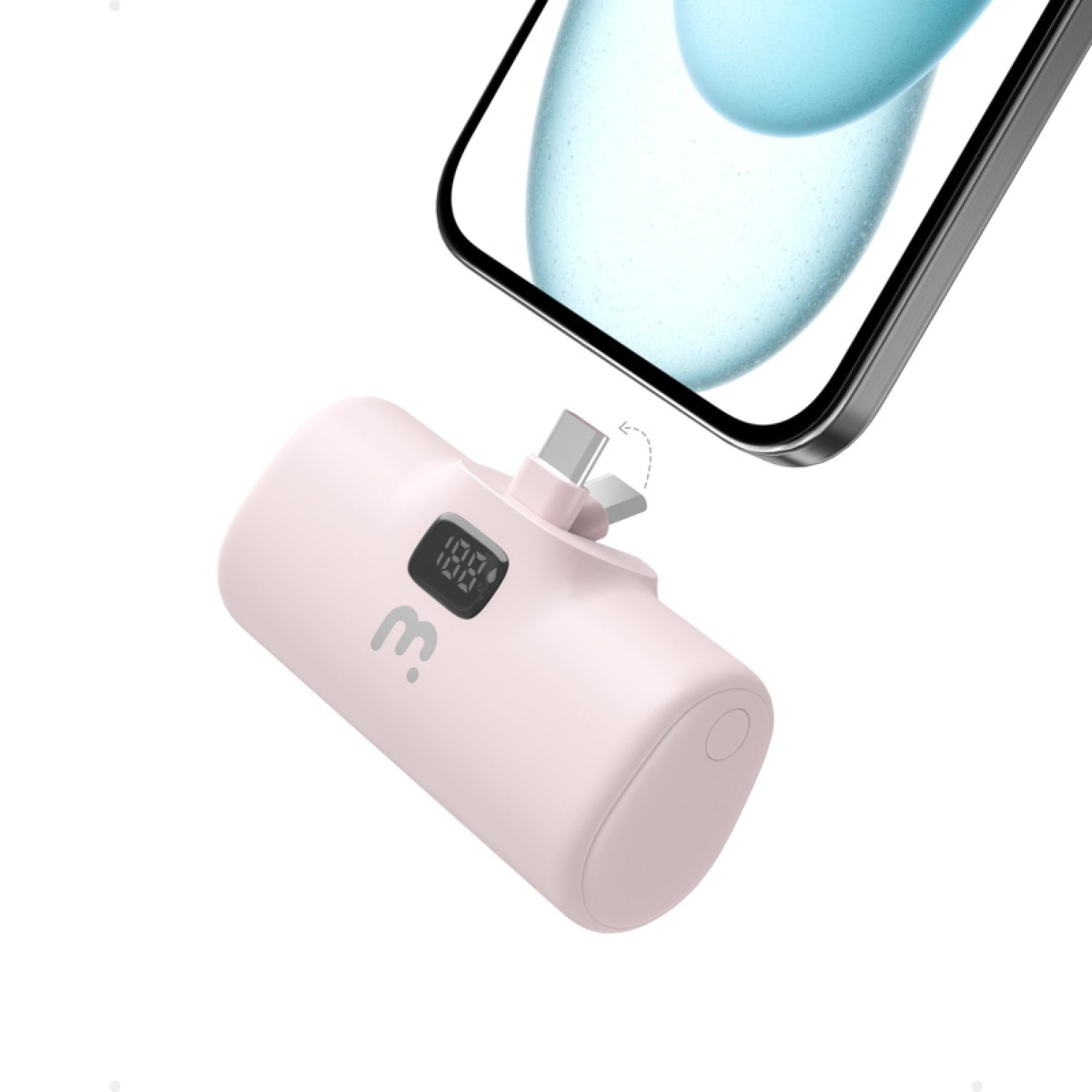 5000 mAh USB‑C Portable Travel-Ready Compact USB-C Quick-Charge Portable Charger with Built-In Stand