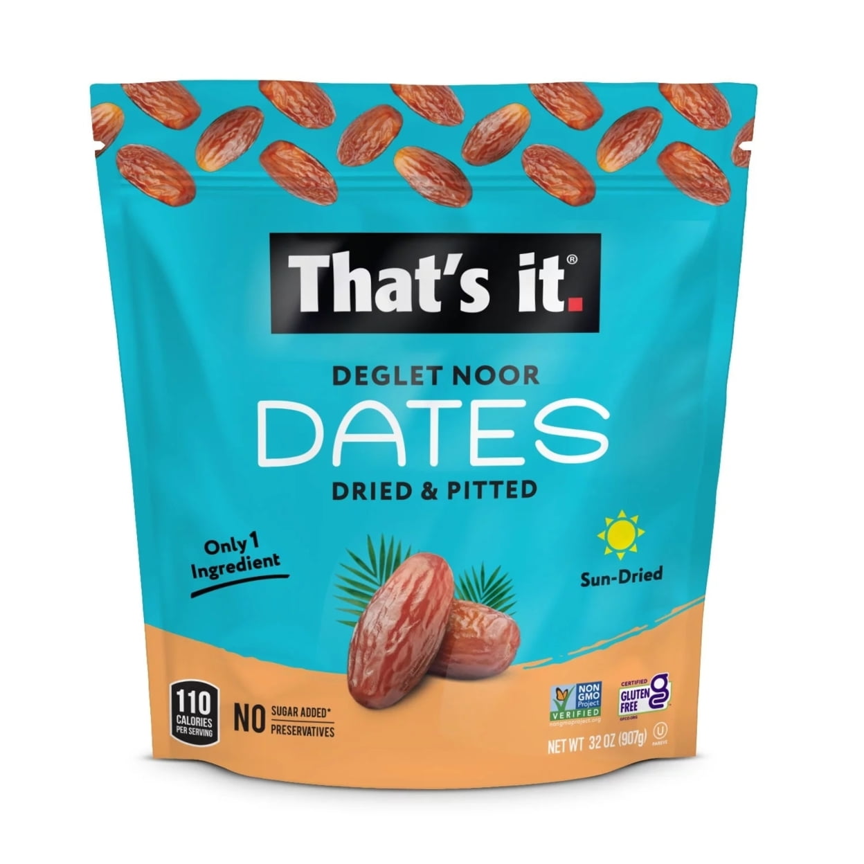 That's It Dried Deglet Noor Dates (32 Ounce)