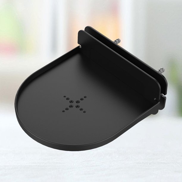 unbranded Soporte Plástico Para Y Router WiFi Negro Ideal Para Uso En Oficina Hogar Y Carga Electrónica