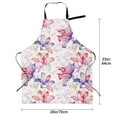 thumbnail image 6 of Goofa Lilies Flowers Printed Waterproof Apron 33" Chef Aprons for Men Heavy Duty Chemical Work Apron Adjustable Bib Apron, 6 of 9