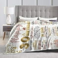 thumbnail image 4 of MMYGU Happy 30th Birthday Throw Blanket Soft Fuzzy Fleece Blanket For Couch Bed Living Room Decoration 30x40in, 4 of 6