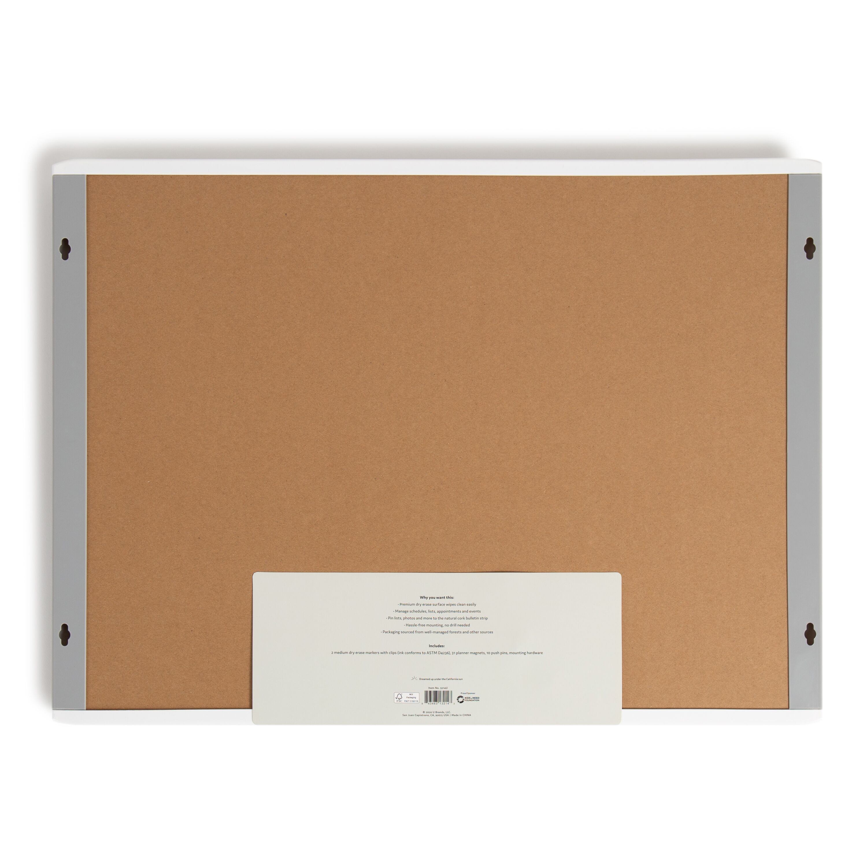 U Brands 3-in-1 Dry Erase Calendar Board, 17" x 23" photo 6