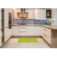 thumbnail image 6 of Ahgly Company Machine Washable Indoor Square Transitional Chameleon Green Area Rugs, 4' Square, 6 of 7