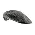 thumbnail image 2 of Dolce & Gabbana  Dark Grey Plaid Vintage Flat Cap-58 for mens, 2 of 5