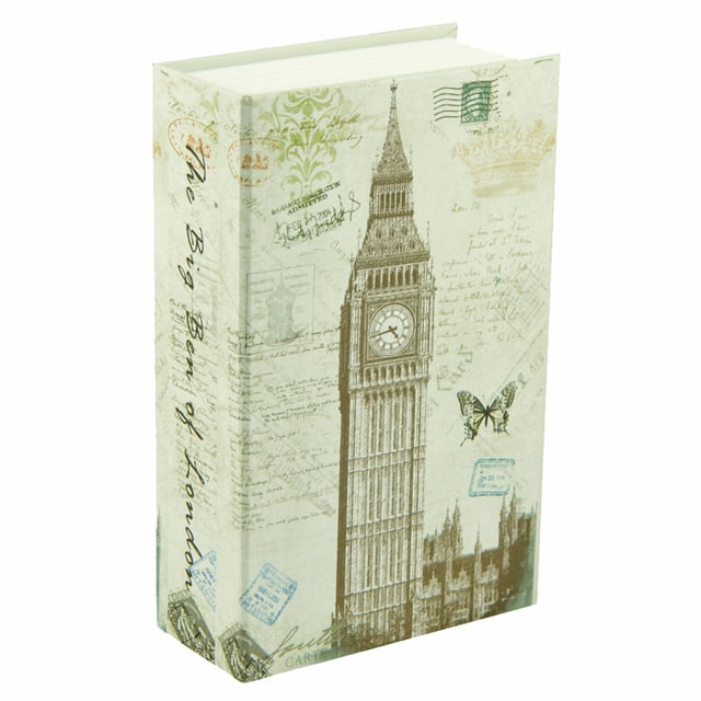 Caja De Seguridad Tipo Libro Big Ben 9 Cl9bb Silver Silverline CL9BB