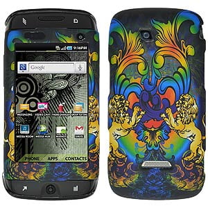 Lion Sculpture For Sale Rubberized Protector Hard Shell Snap On Case for Samsung Sidekick 4G - Rainbow Lion Sculpture ()