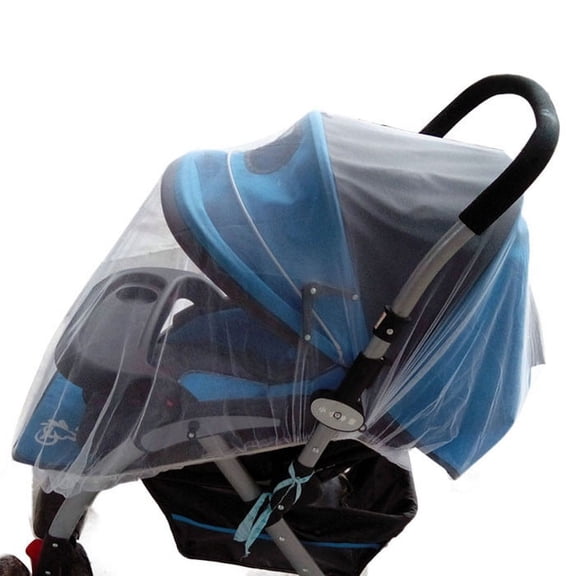 Baby Stroller Mosquito Net, Summer Safe Full Cover Insect Net for Baby Carriage, Universal Fit for Stroller and Crib Bed, Fine Mesh Mosquito Protection for Newborn Infant Outdoor