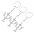 thumbnail image 3 of 3 llaveros para estudiantes: llavero creativo de acero inoxidable con símbolo de psicología, llavero de metal para regalos de fiesta de estudiantes escolares., 3 of 8