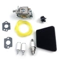 thumbnail image 1 of Carburetor Air Filter Set for Partner 351 352 370 371 390 391 401 420 422 Chainsaw 5300718-21 for Walbro 33-29, 1 of 5