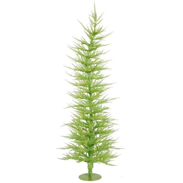 Vickerman B161141LED 4 ft. x 19 in. Lime Green Laser Artificial