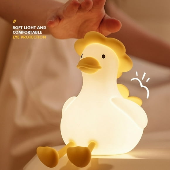 Zhouqiannn Cute Silicone Lamp Children's Birthday Atmosphere Sleep Night Lamp Cartoon Cute Silicone Pat Lamp Science Birthday Party Decorations Light for Closet without Electricity Light Show Flower