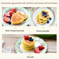 thumbnail image 2 of 4-cavity Non-stick Pancake Mold Flexible Premium Material Pancake Mold For Kitchen Family Cooking, 2 of 4