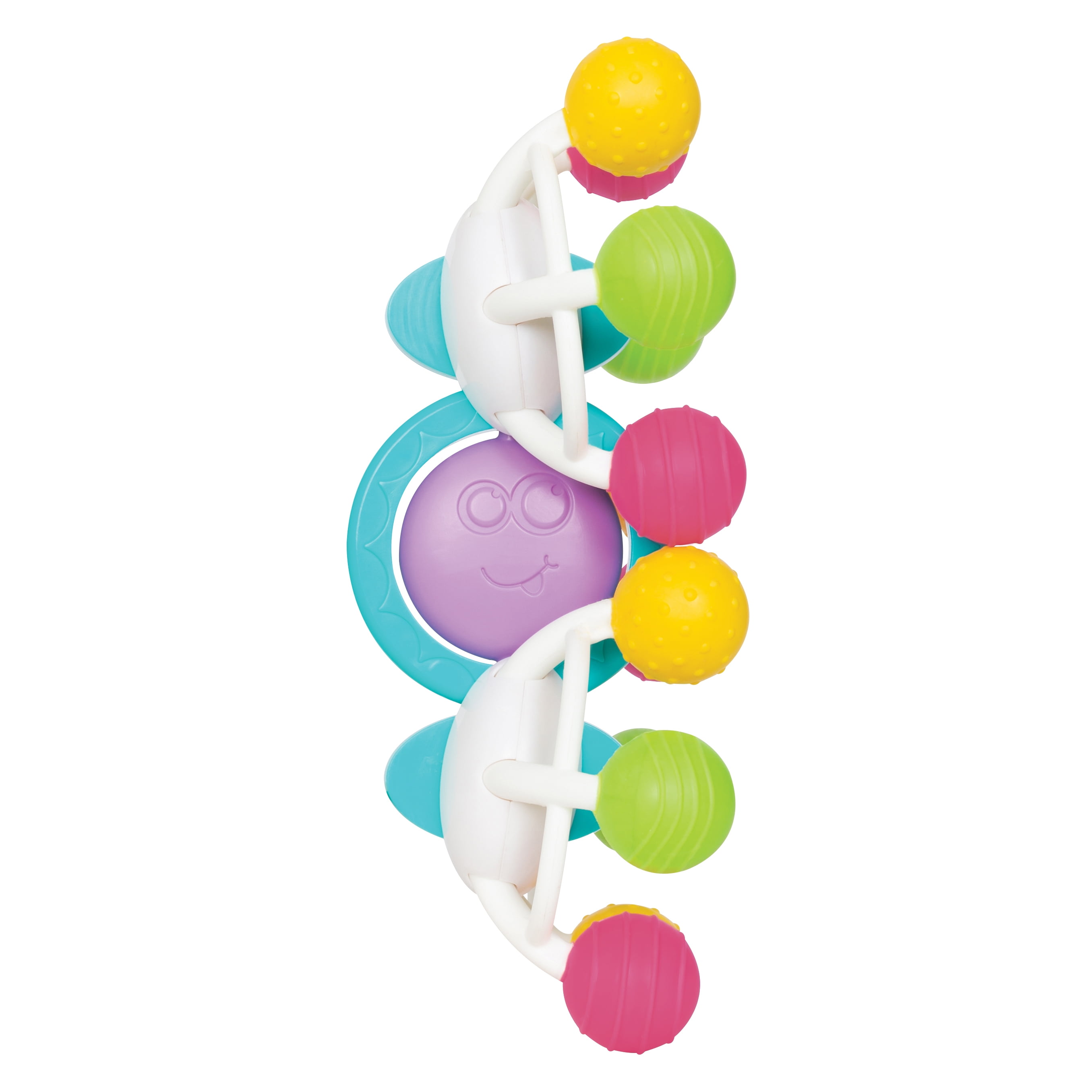 Baby Trend Move and Go Shaper Rattle and Teether Toy for STEM Learning for Ages 3 Months and Up