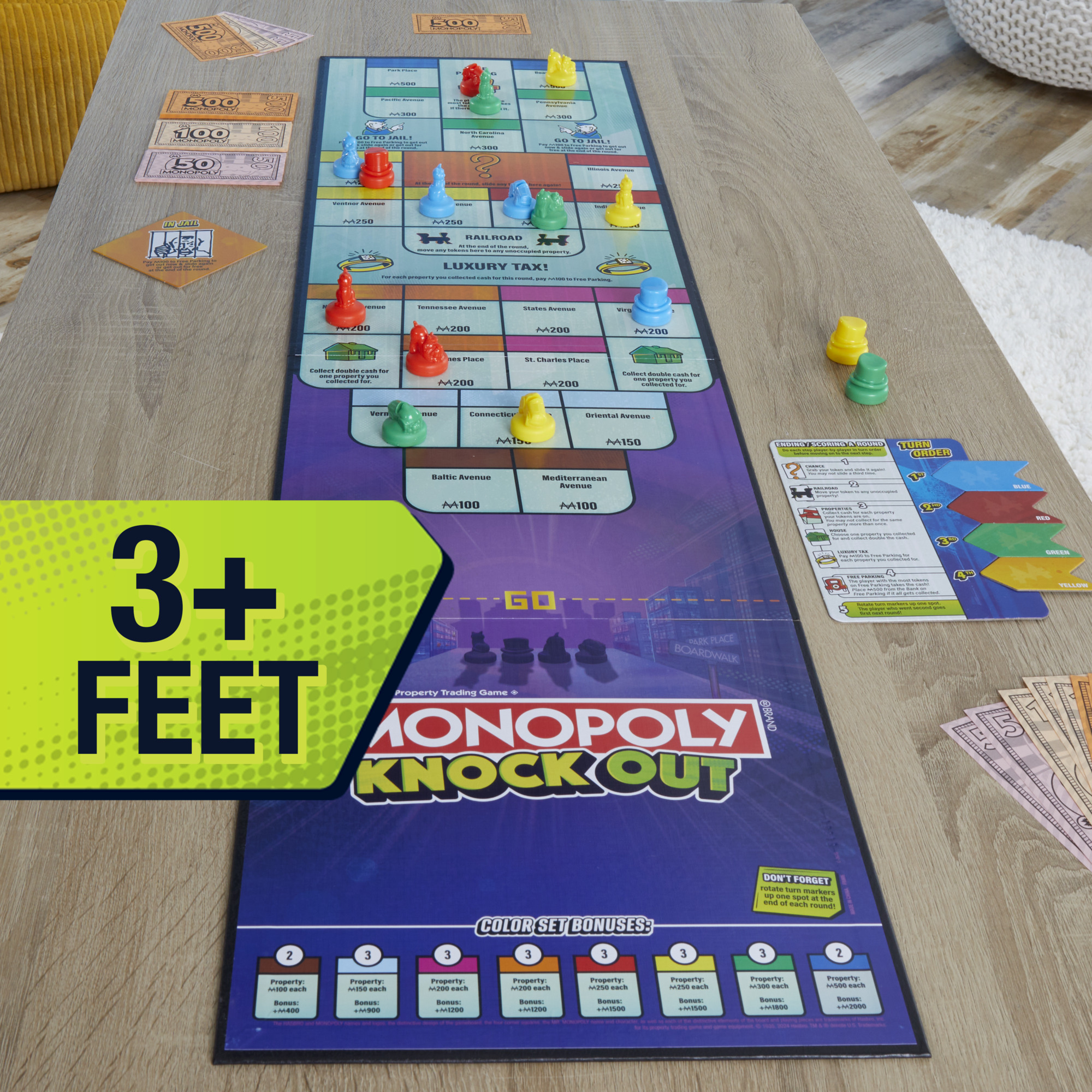Monopoly Knockout Family Party Game, Quick-Play Edition photo 3