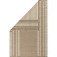 thumbnail image 4 of Virgo Striped Reversible Wool Area Rug, 7' 6" x 9' 6", Virgo Natural, 4 of 11