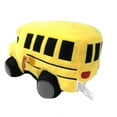 thumbnail image 2 of Set of 3 Cozy Bear School Bus, Cement Truck & Garbage Truck Soft Plush Toy 10”, 2 of 7