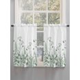 thumbnail image 5 of Sage Green Spring Floral Bathroom Window Curtain, Watercolor Elegant Pastoral Flowers Light Filtering Coffee Kitchen Curtains, Bedroom Living Room Curtains 2 Panel 84"x45", 5 of 6
