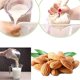 thumbnail image 2 of Bolsa de leche de nuez de calidad profesional de 5 piezas - Gran grado comercial de 12 "X12" - Bolsa de leche de almendras reutilizable y colador de alimentos de uso múltiple - Nylon de malla fin, 2 of 5