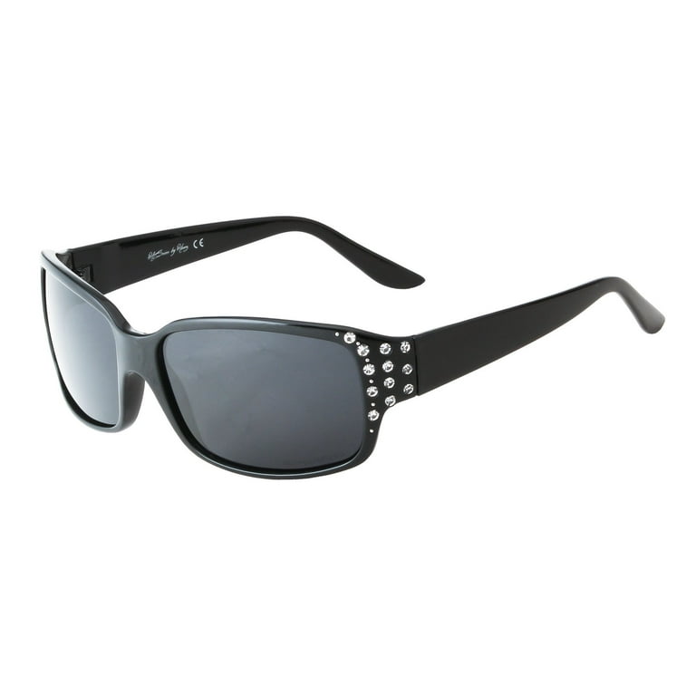 Women's dark clearance lens polarized sunglasses