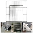 thumbnail image 3 of kurtrusly Pet Playpen Door Cage Metal Wire Indoor Fence Rabbit Puppy Expandable Panel Dense Black Grid, 3 of 9