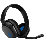 ASTRO A10 Console Gaming Headset for PlayStation 5 & PlayStation 4 with Flip-to-Mute Microphone, Black/Blue