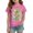 Pink, variant on Grblisyd Shirts for Girls Kids Crewneck Later Funny Alligator School T-Shirts Summer Short Sleeve Tops 7-8 Years
