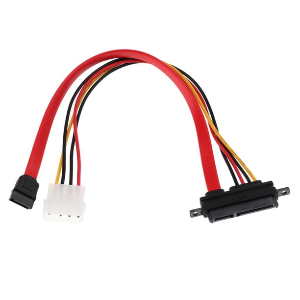 Cable de extensión de alimentación de datos de 22 pines pibes y Cable de 300 mm Yotijar Cable de extensión SATA de PVC