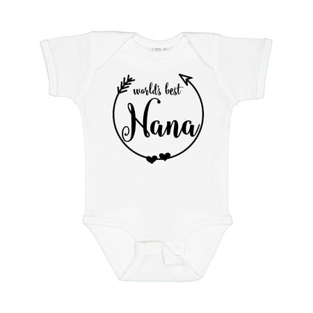 

Inktastic World s Best Nana Gift Baby Girl Bodysuit