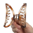 thumbnail image 4 of Unique Bargains Claw Clip Hair Accessories No Slip Brown Hair Clip 3.7", 4 of 6