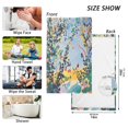 thumbnail image 6 of Yayeee 2 Pack Hand Towels for Bathroom 100% Cotton 16" x 28" Soft Absorbent Kitchen Towel, Colorful Leaves, 6 of 7