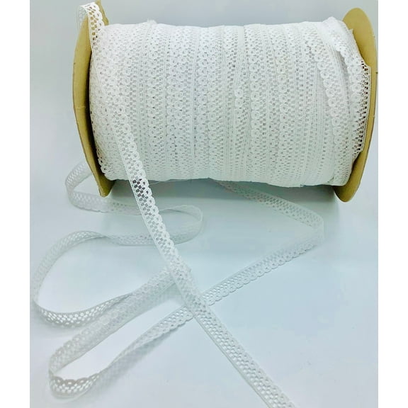 White 1/2" Baby Lace