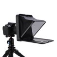 thumbnail image 3 of Teleprompter, Remote Control Fold Prompter Convenient Plastic Vertical Shooting With Cold Shoe Mount For 7.9 Inch Tablets For Smart Phone For SLR Camera, 3 of 8