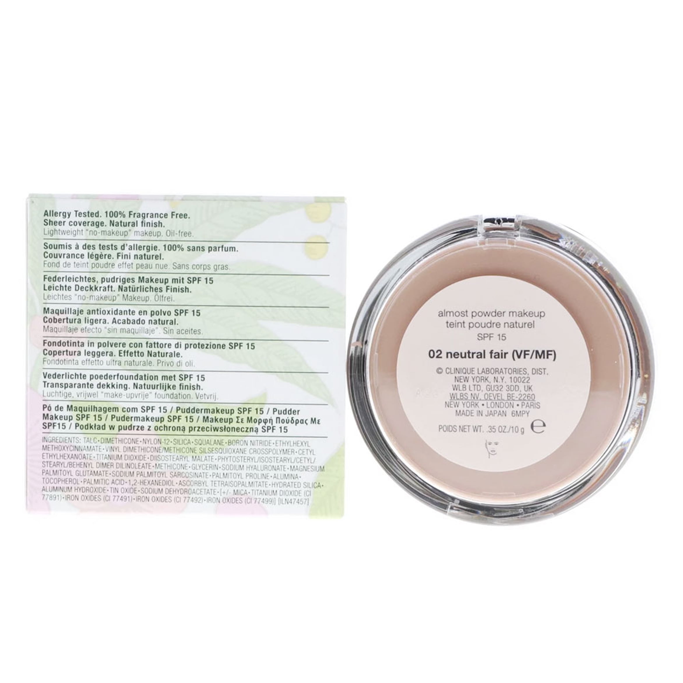Clinique Almost Powder Makeup SPF 15-Neutral Fair 10g/0.35oz