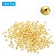 thumbnail image 3 of Uxcell 3mm 18K cuentas espaciadoras de oro relleno para hacer joyas, paquete de 260 cuentas redondas de metal, cuentas de latón, doradas, 3 of 7