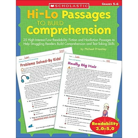 Low Readability Classics Reading (Hi/Lo Passages to Build Reading Comprehension Grades 4-5 : 25 High-Interest/Low Readability Fiction and Nonfiction Passages to Help Struggling Readers Build Comprehension and Test-Taking)