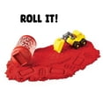 thumbnail image 4 of Wonder Factory Never Dry Sand Construction Trucks - Red + Excavator - Never Dries Out and Gluten Free, 3 +, 4 of 10