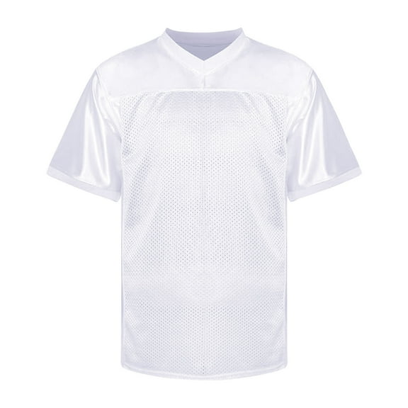 Men Summer Tops Boy Ling Sleeve Shirt Men Lady Athletic Shirt Cute Summer Tops T Shirts Fitted Football Mens with Neck Top Polyester Tees Short Sleeve Mens Fashion Sports T White 2XL