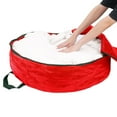 thumbnail image 4 of Unique Bargains 1 Pack Clothes Storage Bags Moving Bags Red 30*8in, 4 of 7