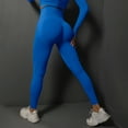thumbnail image 1 of MKLEKYY Leggings deportivos para mujer, nuevos pantalones de yoga ajustados de punto sin costuras color melocotón para mujer, cintura alta y pantalones para correr y fitness 5059, 1 of 4