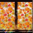 thumbnail image 4 of EUDIDV Thanksgiving Home Decor Thanksgiving Double Sided Maple Leaf Dazzling Sunlight Window Stickers Double Sided Viewable Window Stickers Festive Supplies, 4 of 6