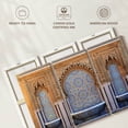 thumbnail image 6 of Elephant Stock Moroccan Mausoleum Fountain Wall Art - Horizontal Multi Panel Canvas - Living Room Wall Decor - Architecture Multi Panel - Brown And Beige Decor - 57" x 36", 6 of 8