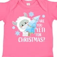 thumbnail image 4 of Inktastic Are You Yeti for Christmas with Yeti Holding Christmas Tree Boys or Girls Baby Bodysuit, 4 of 5