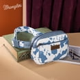 thumbnail image 6 of Wrangler Cow Print Waist Pack Western Belt Bag for Women with Adjustable Strap, B-Blue, 6 of 7